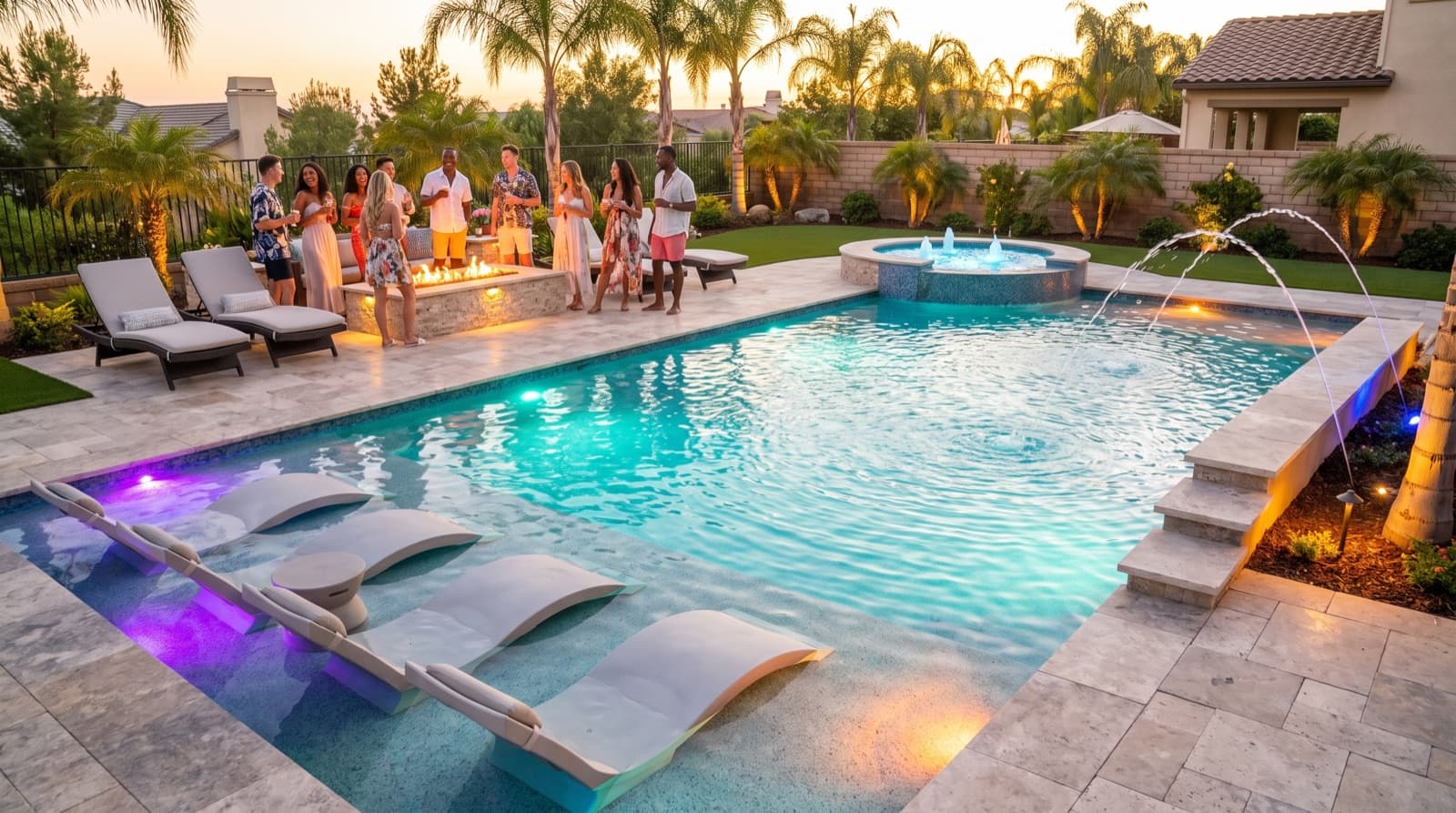 A family pools pool by Timeless Pools — the NEXA 26